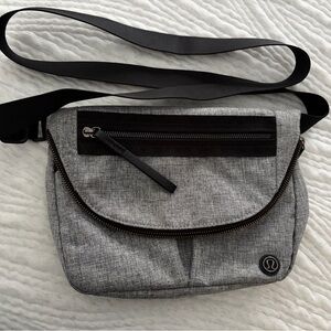 lululemon athletica Black and Gray Belt Bag